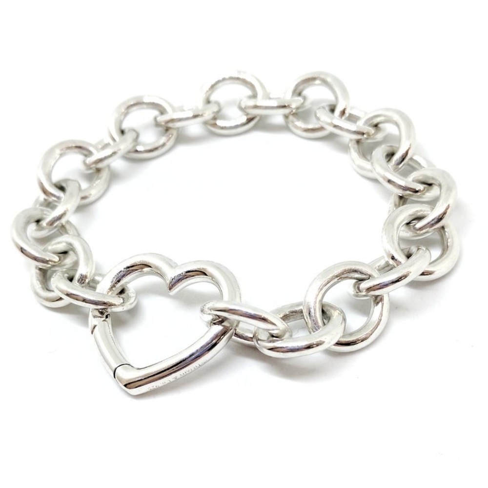 ❤️Tiffany & Co. Round Link Heart Bracelet ❤️